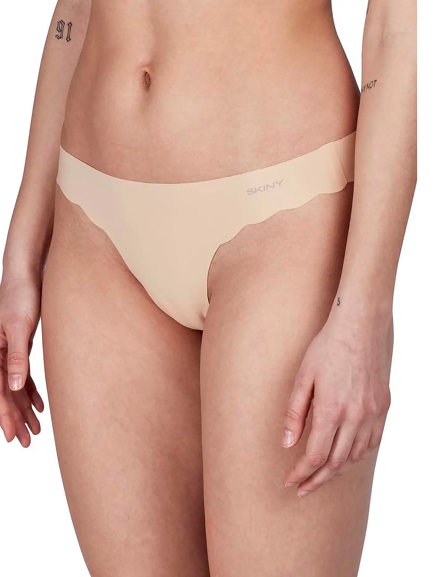 SKINY | String "Micro Lovers" (Weiss) | beige